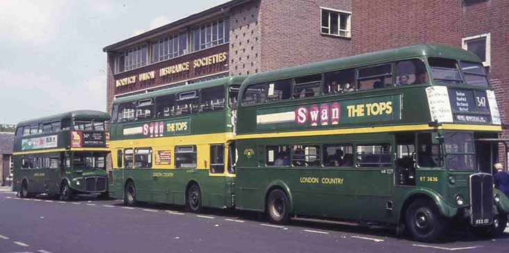 London Country AEC Regent 3RT Weymann RT3636, AN & RML